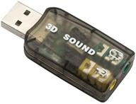versatile usb audio sound adapter for ps3, ps4, windows, mac, raspberry pi, and linux; enhances headphone and microphone compatibility logo