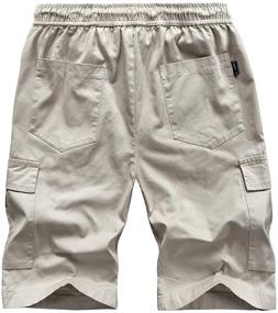 img 3 attached to 👕 Kolongvangie Cotton Lightweight Rip Stop Pockets: Superior Boys' Clothing for Comfort and Durability
