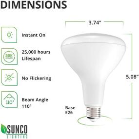 img 3 attached to 🌞 Highly Efficient Sunco Lighting Outdoor Dimmable Bulb: The Best Equivalent for Illuminating Open Spaces