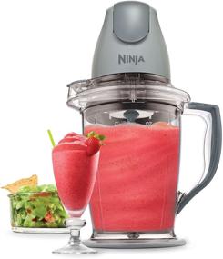 img 3 attached to 🥤 Ninja 400-Watt Blender/Food Processor: Frozen Blending, Chopping, and Food Prep with 48-Ounce Pitcher and 16-Ounce Chopper Bowl (QB900B) - Silver