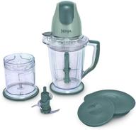 🥤 ninja 400-watt blender/food processor: frozen blending, chopping, and food prep with 48-ounce pitcher and 16-ounce chopper bowl (qb900b) - silver logo