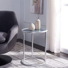 img 4 attached to Safavieh Collection Silver Accent Table Furniture