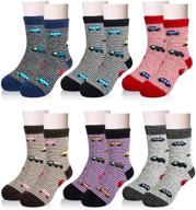 🧦 cozy and warm: 6 pack kids wool socks for winter - girls & boys logo