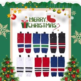 img 1 attached to COLDINDOOR Hockey Socks Adult Senior
