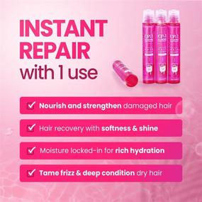 img 2 attached to 💇 Do-it-yourself Salon Quality Hair Care: CP-1 3 Seconds Keratin Hair Treatment, 20pc Set for Dry Damaged Hair