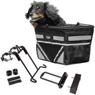 🐶 travelin k9 pet-pilot original small dog bike basket: customizable, assembled & easy to mount! logo