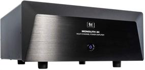 img 3 attached to 🔊 Monolith Multi-Channel Power Amplifier - Black with 3x200 Watt Per Channel, XLR Inputs for Home Theater & Studio: Unleash Crystal Clear Audio Power