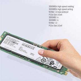 img 1 attached to High-End Motherboard Compatible PM981a NVMe M.2 2280 Internal Solid State Drive (SSD) - PCI-E Interface, Ultra-Fast Speeds of up to 3500MB/S Read and 3000MB/S Write