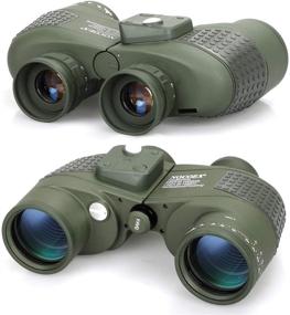 img 3 attached to 🔭 NOCOEX 10x50 Marine Binoculars for Adults with Rangefinder Compass, Military Grade Waterproof and Fogproof Optics - Ideal for Navigation, Boating, Fishing, Water Sports, and Hunting