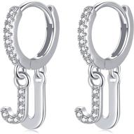 👧 hypoallergenic initial girls' jewelry: jewlpire sterling earrings for sensitive ears logo