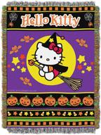 sanrio hello witchy tapestry blanket logo