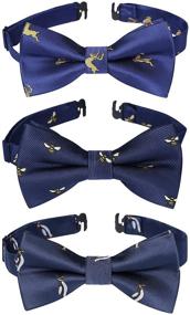 img 4 attached to HISDERN 3Pcs Boys Pre Tied Strap Boys' Accessories