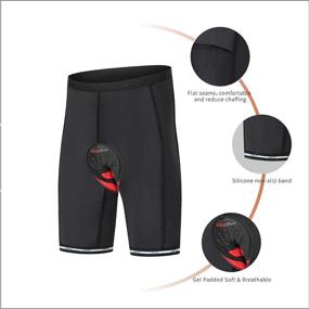 img 2 attached to AIPEILEI Cycling Shorts Padded Mountain