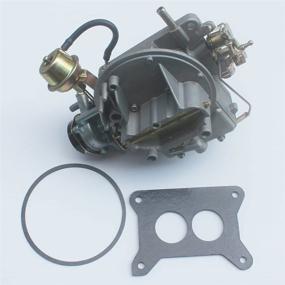 img 1 attached to 🔧 High-Performance KIPA Carburetor Kit with Mounting Gasket for Ford F150 F250 F350 Mustang Comet 289Cu 302Cu 351Cu Engines, 351 302 289, and Jeep Wagoneer 360Cu - Compatible with 2100 2150 A800 2-Barrel Carburetors