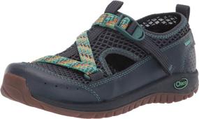 img 4 attached to Chaco Odyssey Water Eclipse Little Boys' Shoes and Sandals