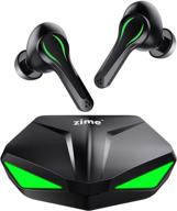 zime winner true wireless earbuds: gaming bluetooth headphones with mic, touch control, 65ms low latency, ipx5 waterproof, 25h playtime - perfect for sports logo