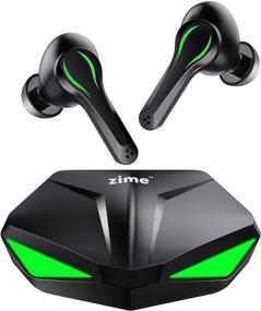 img 4 attached to Zime Winner True Wireless Earbuds: Gaming Bluetooth Headphones with Mic, Touch Control, 65ms Low Latency, IPX5 Waterproof, 25H Playtime - Perfect for Sports