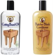 🪵 revive and rehydrate your cutting blocks with howard butcher block conditioner and cutting board oil - 12 oz, food grade, ideal for wooden bowls and utensils logo