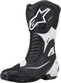 img 4 attached to Ботинки Alpinestars SMX ЧЕРНЫЙ БЕЛЫЙ