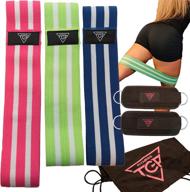 💪 get fit with tgp resistance bands set: booty bands for effective workouts + ankle straps for cable machines логотип