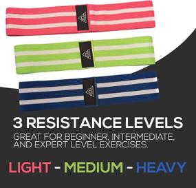 img 2 attached to 💪 Get Fit with TGP Resistance Bands Set: Booty Bands for Effective Workouts + Ankle Straps for Cable Machines