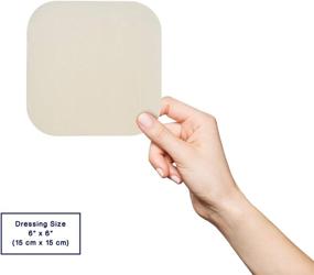 img 1 attached to 🩹 MedVance TM Hydrocolloid Dressing – 6&#34;X 6&#34; Thin Adhesive Dressing, Box of 5 Dressings