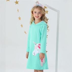 img 1 attached to Clothes Princess Dresses Children Green7279 Girls' Clothing for Dresses