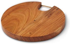 img 4 attached to Acacia Round Wood Cutting Board