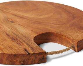 img 2 attached to Acacia Round Wood Cutting Board