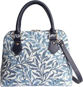 img 1 attached to 👜 Stylish Tapestry Handbag Satchel: Signare Bag for Women with Willow Bough Design - Versatile Crossbody, Shoulder Bag, and Purse, Perfect for Fashion-savvy Individuals (CONV-WIOW)