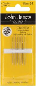 img 1 attached to 🧵 Chenille Hand Needles Size 24 6/Pkg by Colonial Needle (One Pack)