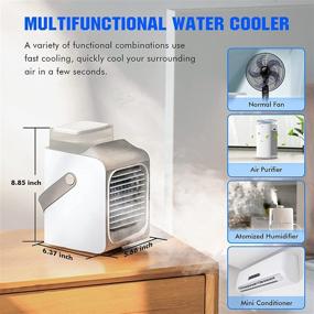 img 1 attached to Portable Air Conditioner XINQIHAO Rechargeable