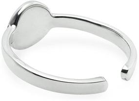 img 1 attached to Smiley Polished Sterling Silver Women