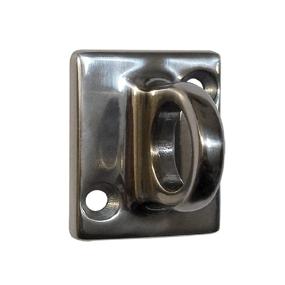 img 3 attached to Enhance Your Space with a Decorative Stainless Steel Wall Plate for Rope Stanchions