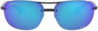 rb4275ch chromance square sunglasses by ray ban logo