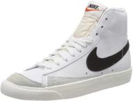 💼 get a classic look with blazer mid vntg white black men's shoes and athletic логотип