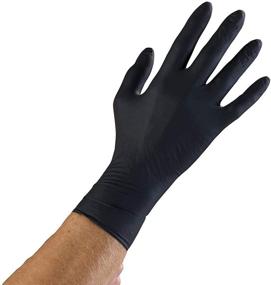 img 3 attached to X-Large High Five Onyx Nitrile Exam Gloves - Pack of 100 Gloves