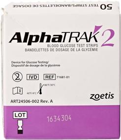 img 1 attached to AlphaTRAK 2 Blood Glucose Test Strips - 50 Count