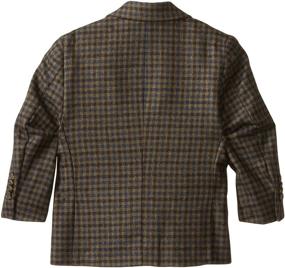 img 1 attached to Isaac Mizrahi Black Label Little Boys' Plaid Wool Blazer: Timeless Style and Chic Comfort