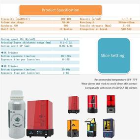 img 1 attached to 💡 Enhanced UV Curing with DR 3D Standard Photopolymer for Superior Gigidity in 3D Printing