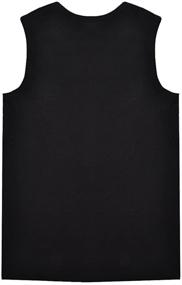 img 2 attached to 👕 Sleeveless Elastic Cotton T-Shirt for Men by JISEN Clothing