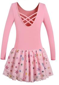 img 4 attached to Ballet Leotards Skirted Crisscross SM6042 08Q M