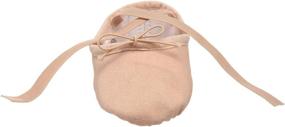 img 3 attached to 🩰 High-Quality Bloch Dance Girl's Pump Split Sole Canvas Ballet Slipper/Shoe: Superior Flexibility and Durability