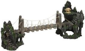 img 1 attached to Penn-Plax RRB13 Troll Bridge Aquarium Ornament – 20-inch x 5-inch x 8-inch – Safe, Durable Resin Decor with Exquisite Detailing