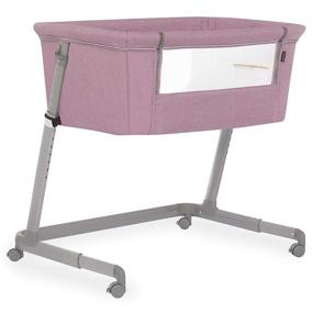 img 4 attached to Dream On Me Seashell Rose Bassinet & Bedside Sleeper: 36.5x26.5x28 Inch for Comfortable Sleep