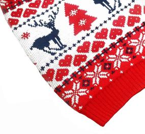 img 1 attached to 🐶 E&amp;L Christmas Holiday Classic Pet Dog Apparel Clothes: Stay Cozy with our Winter Dog Warm Sweater!