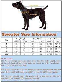 img 2 attached to 🐶 E&amp;L Christmas Holiday Classic Pet Dog Apparel Clothes: Stay Cozy with our Winter Dog Warm Sweater!