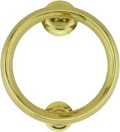 🚪 enhance your home's entrance with the elegant brass ring entry door knocker beveled 5" inch circle by renovators supply manufacturing логотип