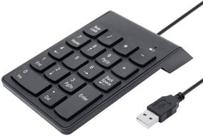img 3 attached to Kadaon USB Numeric Keypad - Convenient 18 Key Number Keyboard for Laptop/Notebook PC