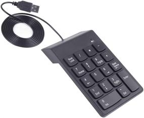 img 4 attached to Kadaon USB Numeric Keypad - Convenient 18 Key Number Keyboard for Laptop/Notebook PC